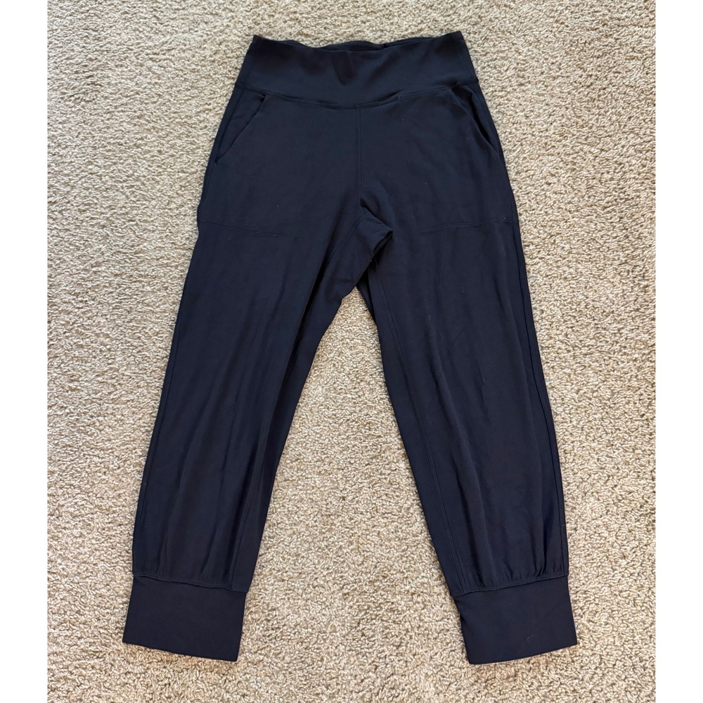 Lululemon Align Jogger Crop 23 Black Nulu High Rise Yoga Pants Size 6